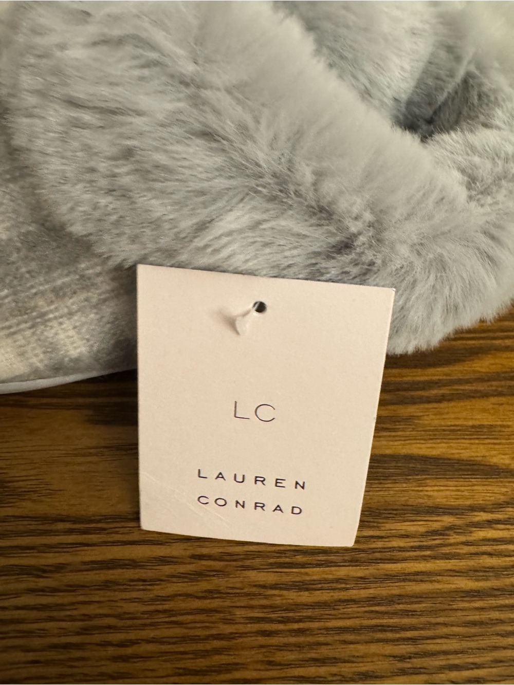 LC Lauren Conrad Plaid Faux Fur Clog Slippers - Picture 5 of 9